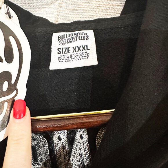 Billionaire Boys Club Black Hoodie – Astronaut Logo – Size XXXL - Picture 4 of 7